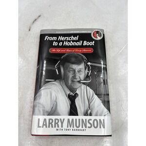 From Herschel to a Hobnail Boot Larry Munson Hardcover Book CD Georgia Bulldogs
